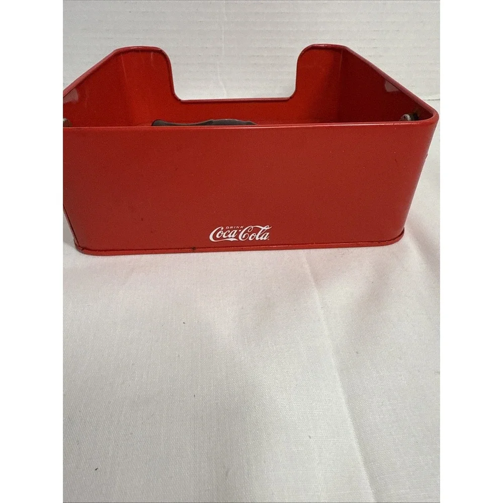 Coca-Cola Collectable Napkin Holder with Spin Bottle; unique design-6.5X6.5